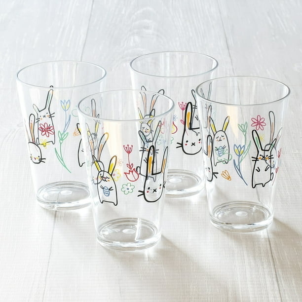 Disney Princess Glass Drinking Glasses Set Of 2 Tumbler Gift Novelty Brand New